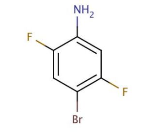 4-Bromo-2,5-difluoroaniline (CAS 112279-60-4) - chemical structure image