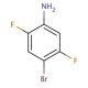 4-Bromo-2,5-difluoroaniline (CAS 112279-60-4) - chemical structure image