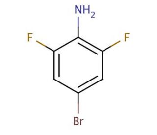 4-Bromo-2,6-difluoroaniline (CAS 67567-26-4) - chemical structure image