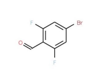 4-Bromo-2,6-difluorobenzaldehyde (CAS 537013-51-7) - chemical structure image