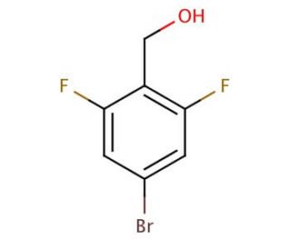 4-Bromo-2,6-difluorobenzyl alcohol (CAS 162744-59-4) - chemical structure image