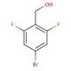 4-Bromo-2,6-difluorobenzyl alcohol (CAS 162744-59-4) - chemical structure image