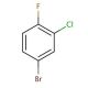 4-Bromo-2-chloro-1-fluorobenzene (CAS 60811-21-4) - chemical structure image