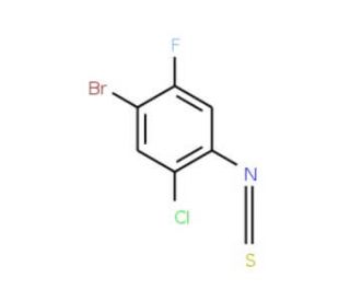 4-Bromo-2-chloro-5-fluorophenyl isothiocyanate - chemical structure image