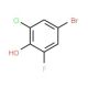 4-Bromo-2-chloro-6-fluorophenol (CAS 161045-79-0) - chemical structure image
