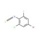 4-Bromo-2-chloro-6-fluorophenylisothiocyanate - chemical structure image