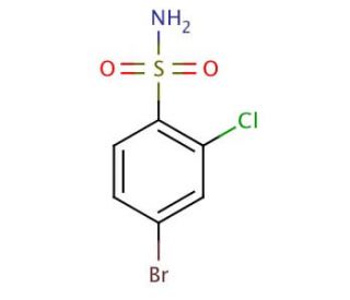 4-Bromo-2-chlorobenzenesulfonamide (CAS 351003-59-3) - chemical structure image