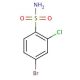 4-Bromo-2-chlorobenzenesulfonamide (CAS 351003-59-3) - chemical structure image