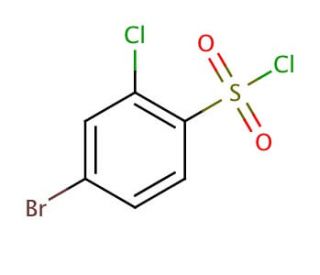 4-Bromo-2-chlorobenzenesulfonyl chloride (CAS 351003-52-6) - chemical structure image