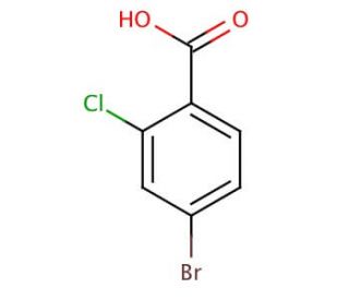4-Bromo-2-chlorobenzoic acid (CAS 59748-90-2) - chemical structure image