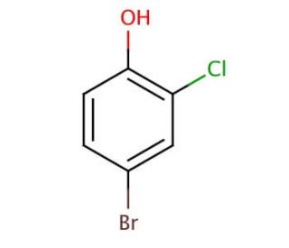 4-Bromo-2-chlorophenol (CAS 3964-56-5) - chemical structure image