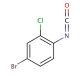 4-Bromo-2-chlorophenyl isocyanate (CAS 190774-47-1) - chemical structure image