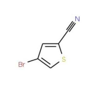 4-Bromo-2-cyanothiophene (CAS 18791-99-6) - chemical structure image