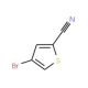 4-Bromo-2-cyanothiophene (CAS 18791-99-6) - chemical structure image