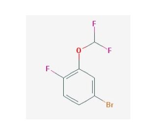 4-Bromo-2-difluoromethoxy-1-fluoro-benzene (CAS 954235-78-0) - chemical structure image