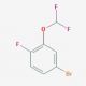 4-Bromo-2-difluoromethoxy-1-fluoro-benzene (CAS 954235-78-0) - chemical structure image