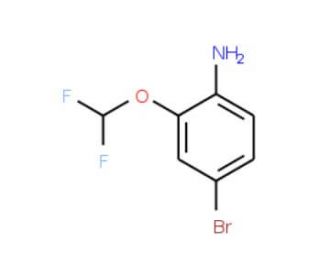 4-Bromo-2-(difluoromethoxy)aniline (CAS 1000575-14-3) - chemical structure image