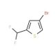 4-Bromo-2-(difluoromethyl)-thiophene (CAS 627526-93-6) - chemical structure image