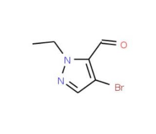 4-Bromo-2-ethyl-2H-pyrazole-3-carbaldehyde (CAS 1001519-37-4) - chemical structure image