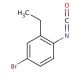 4-Bromo-2-ethylphenyl isocyanate (CAS 480439-24-5) - chemical structure image