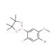 4-Bromo-2-fluoro-5-methoxyphenylboronic acid, pinacol ester (CAS 1150271-71-8) - chemical structure image