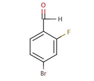 4-Bromo-2-fluorobenzaldehyde (CAS 57848-46-1) - chemical structure image