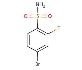 4-Bromo-2-fluorobenzenesulfonamide (CAS 214210-30-7) - chemical structure image