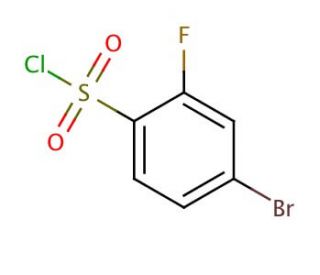 4-Bromo-2-fluorobenzenesulfonyl chloride (CAS 216159-03-4) - chemical structure image