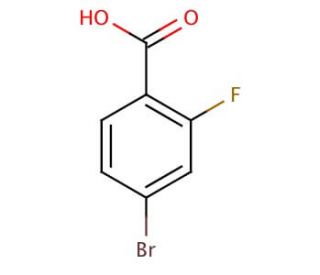 4-Bromo-2-fluorobenzoic acid (CAS 112704-79-7) - chemical structure image