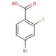 4-Bromo-2-fluorobenzoic acid (CAS 112704-79-7) - chemical structure image