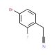 (4-Bromo-2-fluorophenyl)acetonitrile (CAS 114897-91-5) - chemical structure image