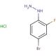 4-Bromo-2-fluorophenylhydrazine Hydrochloride (CAS 502496-24-4) - chemical structure image