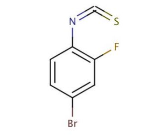4-Bromo-2-fluorophenylisothiocyanate (CAS 81171-71-3) - chemical structure image