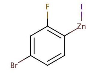 4-Bromo-2-fluorophenylzinc iodide solution (CAS 352530-44-0) - chemical structure image