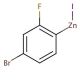 4-Bromo-2-fluorophenylzinc iodide solution (CAS 352530-44-0) - chemical structure image