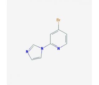 4-Bromo-2-(imidazol-1-yl)-pyridine (CAS 1142194-29-3) - chemical structure image
