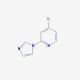 4-Bromo-2-(imidazol-1-yl)-pyridine (CAS 1142194-29-3) - chemical structure image
