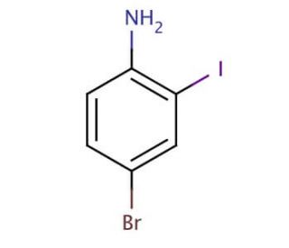 4-Bromo-2-iodoaniline (CAS 66416-72-6) - chemical structure image