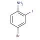 4-Bromo-2-iodoaniline (CAS 66416-72-6) - chemical structure image