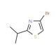 4-Bromo-2-isopropyl-1,3-thiazole (CAS 376585-97-6) - chemical structure image