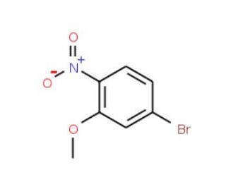 4-Bromo-2-methoxy-1-nitrobenzene (CAS 103966-66-1) - chemical structure image