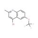 4-Bromo-2-methyl-6-trifluoromethoxyquinoline (CAS 1189107-42-3) - chemical structure image