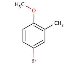 4-Bromo-2-methylanisole (CAS 14804-31-0) - chemical structure image