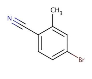 4-Bromo-2-methylbenzonitrile (CAS 67832-11-5) - chemical structure image