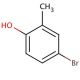 4-Bromo-2-methylphenol (CAS 2362-12-1) - chemical structure image