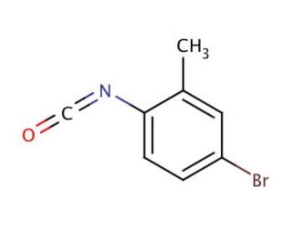 4-Bromo-2-methylphenyl isocyanate (CAS 1591-98-6) - chemical structure image