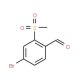 4-Bromo-2-(methylsulfonyl)benzaldehyde (CAS 849035-77-4) - chemical structure image