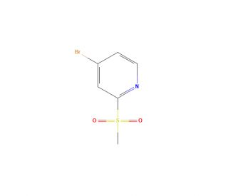 4-Bromo-2-(methylsulphonyl)pyridine (CAS 1209459-93-7) - chemical structure image