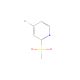 4-Bromo-2-(methylsulphonyl)pyridine (CAS 1209459-93-7) - chemical structure image