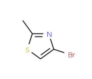 4-Bromo-2-methylthiazole (CAS 298694-30-1) - chemical structure image